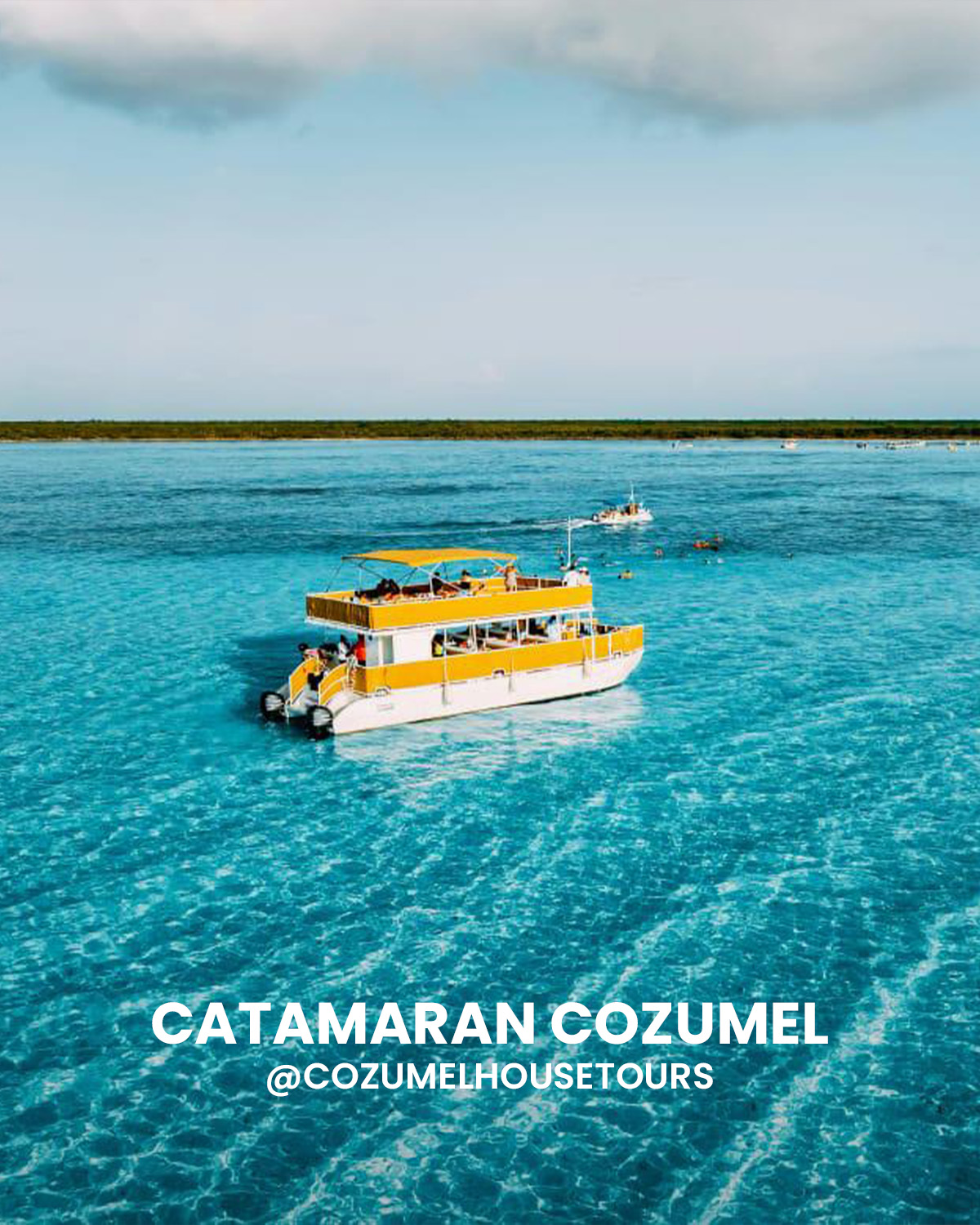 catamaran cozumel house tours